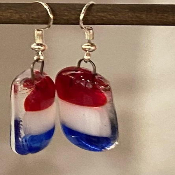 Recycled & Repurposed Glass Earrings